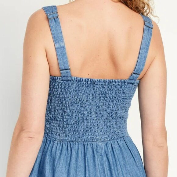 Old Navy Blue Denim Jumpsuit - Picture 5 of 5